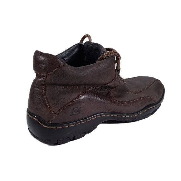 Born Ankle Boots Men US 8, EU 41 Brown Leather Casual Lace Up Chukka - Picture 2 of 16